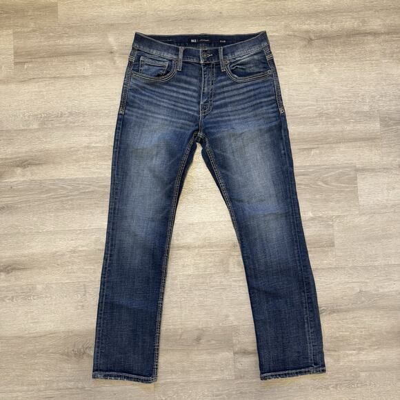 Buckle BKE Jake Jeans Men's 31x30 Blue Straight Leg Distressed Denim - Picture 1 of 5